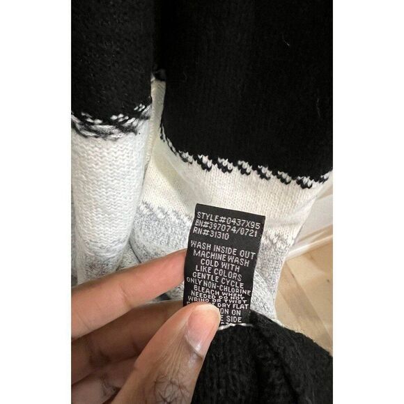 Fortune + Ivy Stitch Fix Colorblock Long Duster Cardigan Minimalist Fall Chic - Picture 7 of 10